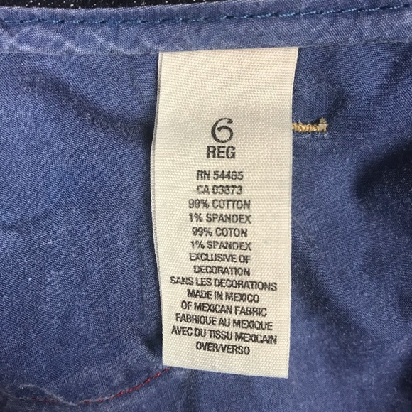 American Eagle Straight 77 Women’s Dark Wash Straight Jeans Size 6 Regular - Picture 8 of 8